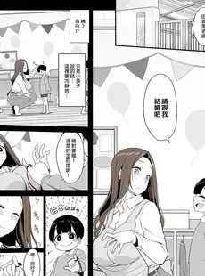 [Chinese][Manga][木鈴亭 (木鈴カケル)] 一途なお姉さんと再会したらドスケベ求婚されてセックス漬けになる話 [DL版] [買動漫授權中文版][無修正]