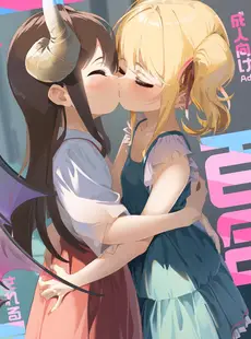 [Chinese][Manga][白玉もち] 百合暴乱される淫魔 1 [Dokiki汉化组]