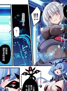 [Chinese][Manga][矢印キー (星名めいと)] 電脳少女は仮想世界に沈みゆく [中国翻訳] [DL版]