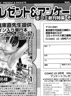 [Japanese][Manga](成年コミック) [雑誌] COMIC LO 2007年03月号(Vol.36)