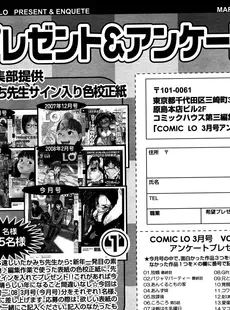 [Japanese][Manga](成年コミック) [雑誌] COMIC LO 2008年03月号(Vol.48)