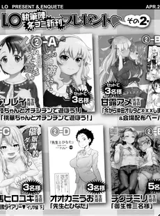 [Japanese][Manga](成年コミック) [雑誌] COMIC LO 2019年04月号 [DL版](Vol.181)