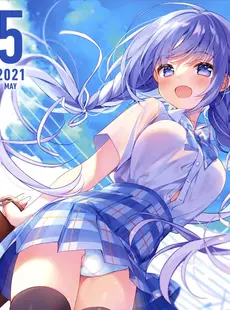 [ArtistCG]  [yande] DENGEKI MOEOH DESKTOP SCHOOL CALENDAR Yes CHIR A!