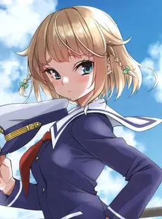 [ArtistCG]  [yande] Gekijouban High School Fleet Anthology Artbook