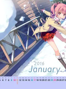 [ArtistCG]  [yande] Kantoku Calendar 2016