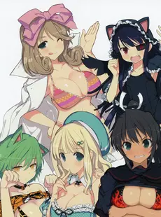 [ArtistCG]  [yande] Senran Kagura Burst Re Newal Official Illustration Collection