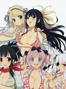 [ArtistCG]  [yande] Senran Kagura Burst Re Newal Official Illustration Collection