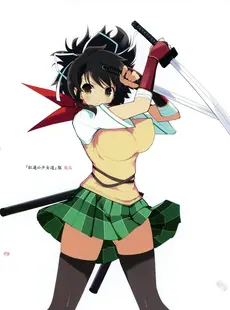 [ArtistCG]  [yande] Senran Kagura Burst Re Newal Official Illustration Collection