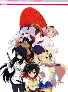 [ArtistCG]  [yande] Senran Kagura Burst Re Newal Official Illustration Collection