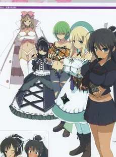 [ArtistCG]  [yande] Senran Kagura Burst Re Newal Official Illustration Collection