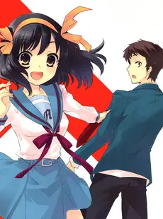 [ArtistCG]  [yande] Suzumiya Haruhi no Yuuutsu - Tribute to the SOS-dan