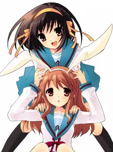 [ArtistCG]  [yande] Suzumiya Haruhi no Yuuutsu - Tribute to the SOS-dan