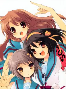 [ArtistCG]  [yande] Suzumiya Haruhi no Yuuutsu - Tribute to the SOS-dan