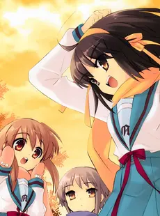 [ArtistCG]  [yande] Suzumiya Haruhi no Yuuutsu - Tribute to the SOS-dan