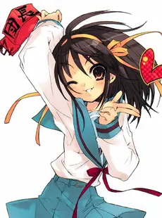 [ArtistCG]  [yande] Suzumiya Haruhi no Yuuutsu - Tribute to the SOS-dan