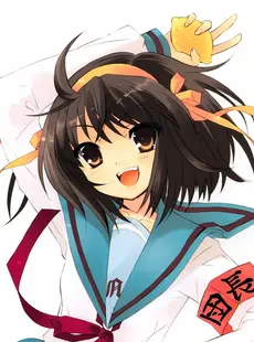 [ArtistCG]  [yande] Suzumiya Haruhi no Yuuutsu - Tribute to the SOS-dan